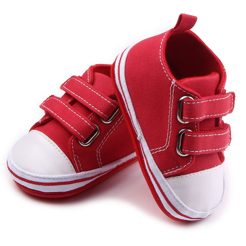 Rubber double Velcro Baby Toddler shoes shoes baby toddler shoes DJ0644 children canvas shoes
