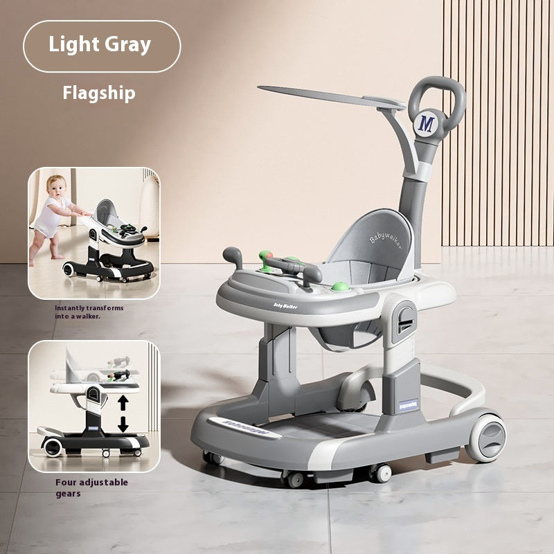 Baby Walker Lightweight Folding Multifunctional Anti-rollover