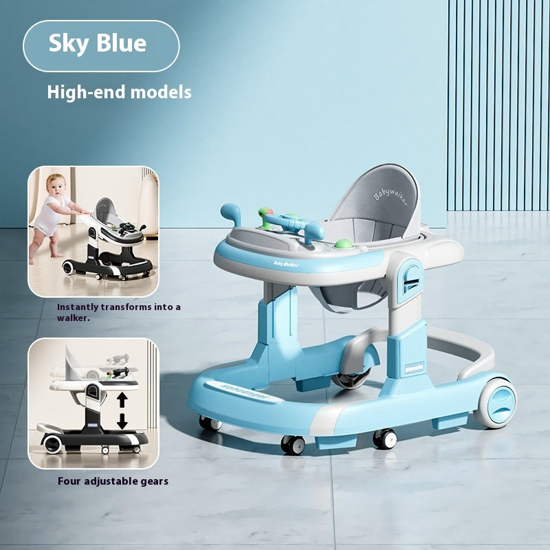 Baby Walker Lightweight Folding Multifunctional Anti-rollover