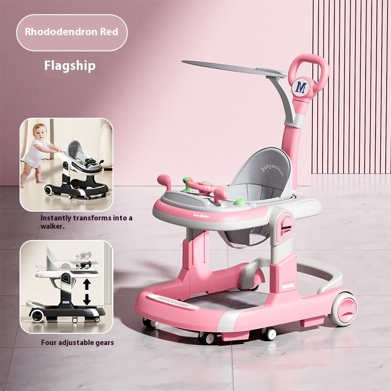 Baby Walker Lightweight Folding Multifunctional Anti-rollover
