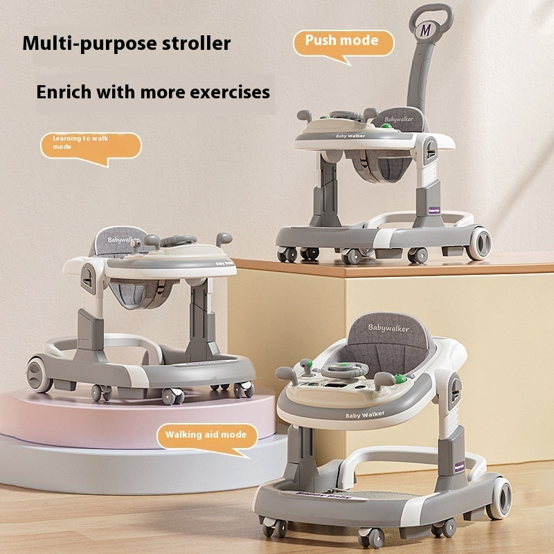 Baby Walker Lightweight Folding Multifunctional Anti-rollover
