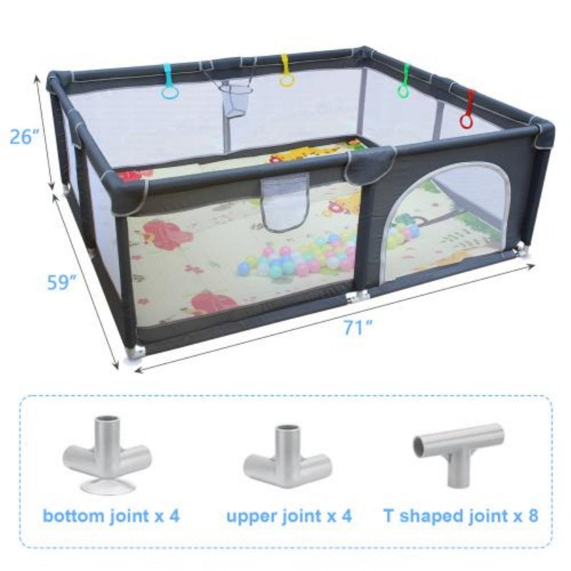 Baby Playpen Cloth Removable Fence Indoor And Outdoor Universal Children Pet Care